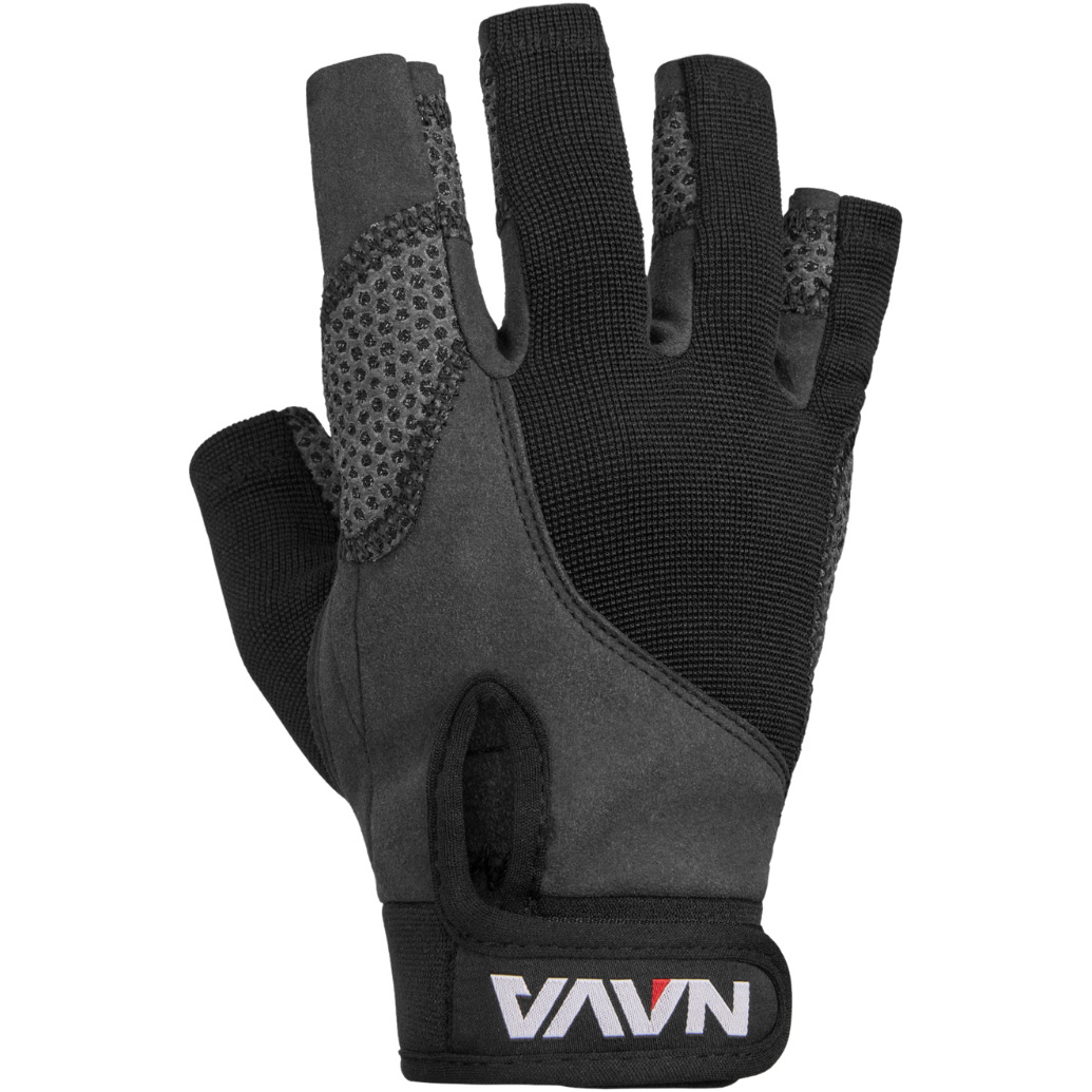 2026 Nava Performance Nava Prestige Short Finger Sailing Gloves NAVAPGSF01 - Black